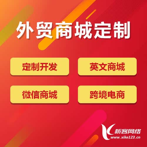 浙江外贸商城定制